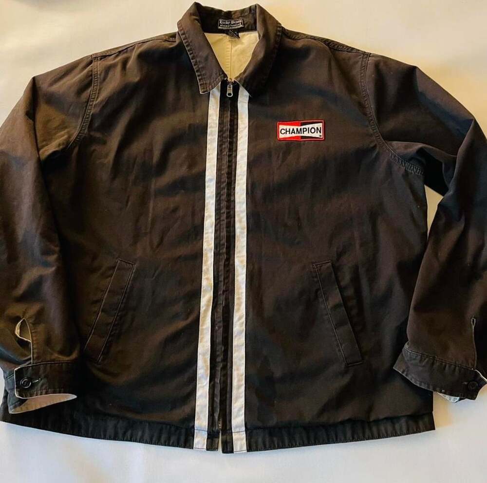 Lucky Brand Vintage Inspired Reversible Champion Racing Jacket